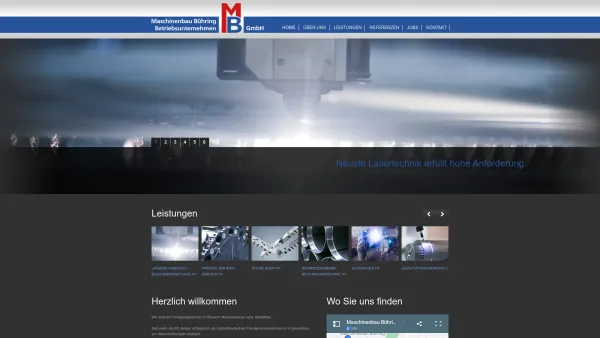 Website Screenshot: MB Maschinenbau Bühring GmbH - Herzlich willkommen bei Bühring Maschinenbau - Date: 2023-06-20 10:38:39