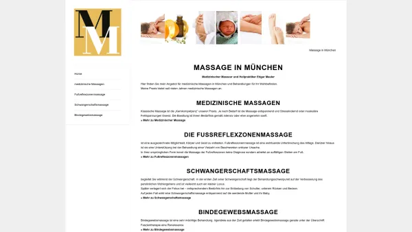 Website Screenshot: Praxis für Massage und Rebalancing - Index | Massage in München - Edgar Mauler - Date: 2023-06-20 10:38:39