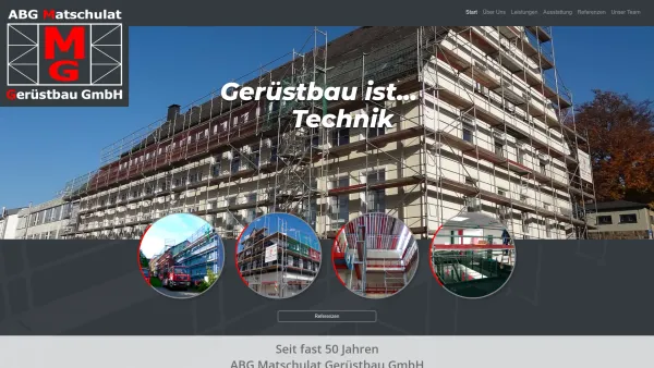 Website Screenshot: ABG Matschulat Gerüstbau GmbH -  Gerüstbau und -vermietung - ABG Matschulat Gerüstbau GmbH - Date: 2023-06-20 10:38:39