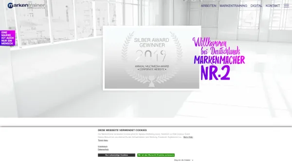 Website Screenshot: Maxmedia Werbeagentur GmbH - Werbeagentur Karlsruhe | MARKENTRAINER - Date: 2023-06-20 10:38:39