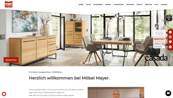 Website Screenshot: Möbel Mayer GmbH - Herzlich Willkommen bei Möbel Mayer in Bad Kreuznach - Date: 2023-06-20 10:38:39