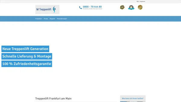 Website Screenshot: Medi Treppenlift Frankfurt - Treppenlifte Frankfurt am Main - Mc-Treppenlifte.de - Date: 2023-06-20 10:42:14