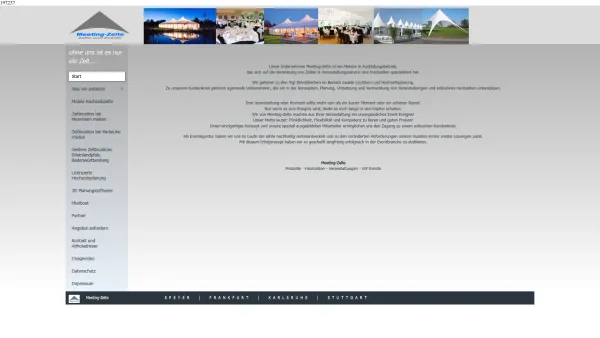 Website Screenshot: Meeting-Zelte - Start - Meeting-Zelte Partyzeltverleih - Date: 2023-06-20 10:38:42