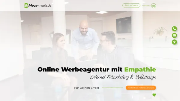 Website Screenshot: Mega Media GmbH - Online Werbeagentur – TOP Agentur für Internet Marketing! - Date: 2023-06-20 10:42:14