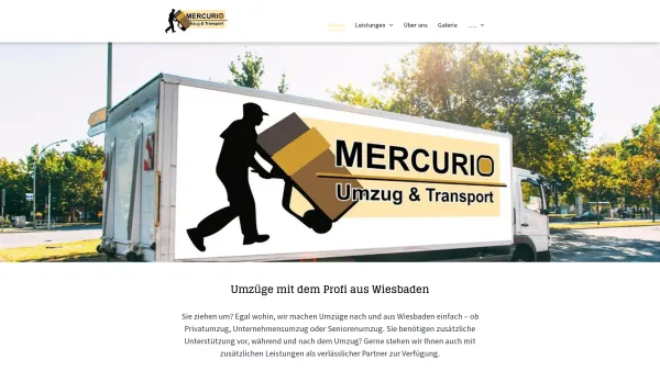 Website Screenshot: Mercurio Umzug - Umzüge in Wiesbaden │ Mercurio Umzug & Transport - Date: 2023-06-20 10:42:14