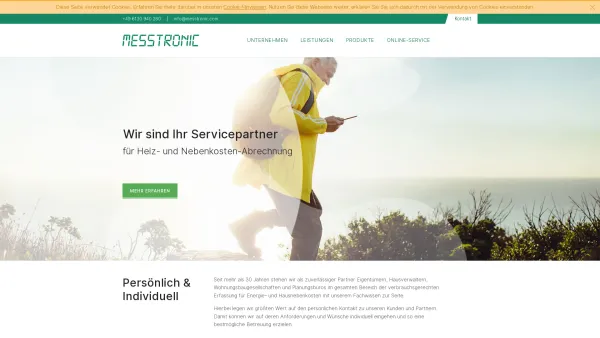 Website Screenshot: Messtronic - MESSTRONIC - Ihr Partner für Heiz- und Hausnebenkostenabrechnung - Date: 2023-06-20 10:38:43