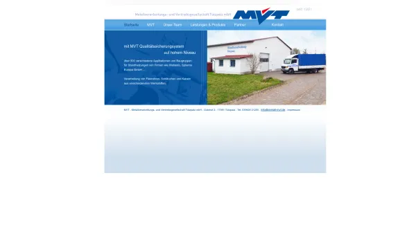 Website Screenshot: Metallverarbeitungs und Vertriebsgesellschaft Tützpatz mbH - Metallverarbeitungs- und Vertriebsgesellschaft Tützpatz mbH - Date: 2023-06-20 10:38:43