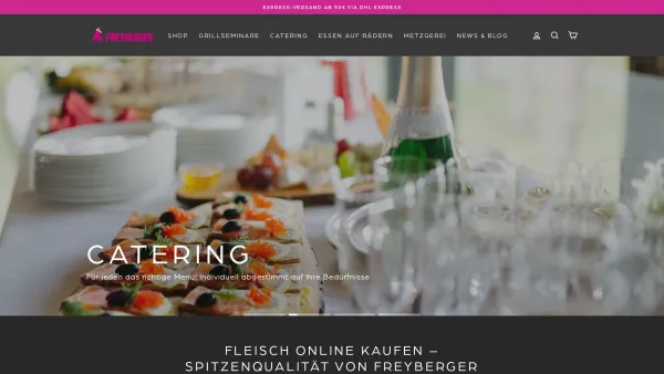 Website Screenshot: Metzgerei Freyberger KG - mf58 | Metzgerei Freyberger Nürnberg - Date: 2023-06-20 10:42:14