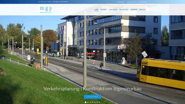 Website Screenshot: mgp mund, gille + partner -  Dresden · Chemnitz ·  Leipzig - Home - mgp Ingenieurgesellschaft - Date: 2023-06-20 10:38:43