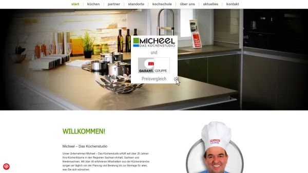 Website Screenshot: Micheel DAS KÜCHENSTUDIO GmbH -  Qualität hat einen Namen - Willkommen | Küchenstudio Micheel - Date: 2023-06-20 10:38:47