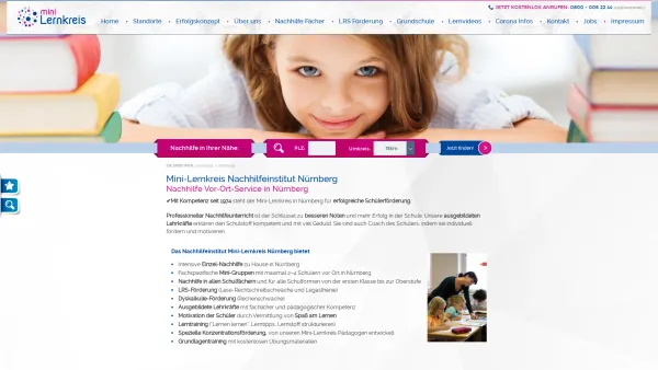 Website Screenshot: Mini-Lernkreis Nachhilfe - Nachhilfe Nürnberg vor Ort | Minilernkreis - Date: 2023-06-20 10:38:47