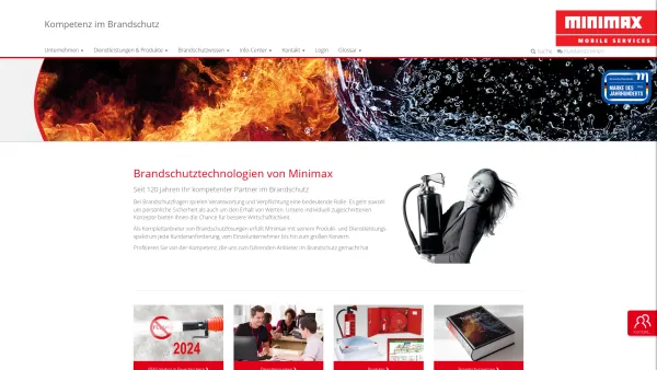 Website Screenshot: Minimax Mobile Services GmbH & Co. KG - Home - Date: 2023-06-20 10:38:47