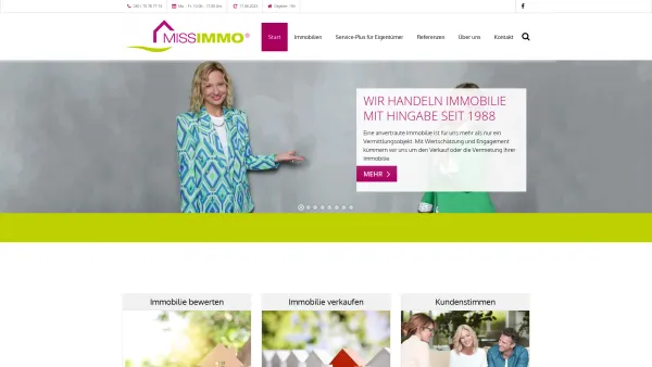 Website Screenshot: Agentur Missimmo - Immobilienmakler Schönefeld │ Immobilien-Agentur MissImmo - Date: 2023-06-20 10:38:47
