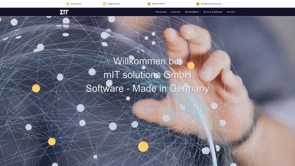 Website Screenshot: mIT solutions GmbH - mIT solutions GmbH - EcholoN Softwareentwicklung - Date: 2023-06-20 10:42:14