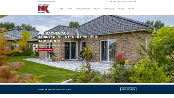 Website Screenshot: MK Bau GmbH - MK Bau GmbH - MK Bau GmbH - Date: 2023-06-20 10:38:47
