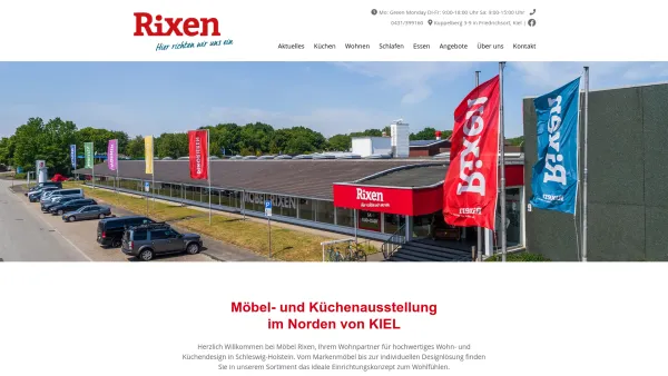 Website Screenshot: Möbel Rixen - Küchen Wohnzimmer Betten und mehr - Möbel Rixen Kiel-Friedrichsort - Date: 2023-06-20 10:38:48