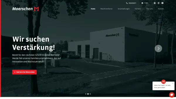 Website Screenshot: Heinrich Moerschen GmbH & Co. KG -  Ihr  Partner für Mietpark, Vorführ-, Ersatzteil- und Reparaturservice - Startseite - Heinrich Moerschen GmbH - Date: 2023-06-20 10:38:52