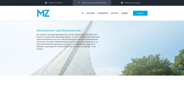 Website Screenshot: Rainer Mosbrugger Fachanwalt für Steuerrecht - Steuerberater und Rechtsanwalt · MZ Mosbrugger Zinsmaier - Date: 2023-06-20 10:38:52