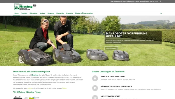 Website Screenshot: Motoren Missing GmbH -  HONDA  Vertragshändler - Startseite - Motoren Missing GmbH - Date: 2023-06-20 10:38:52