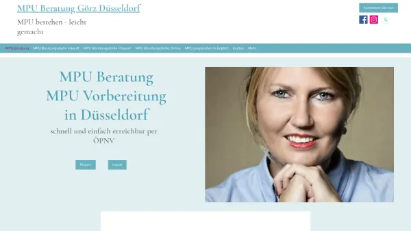 Website Screenshot: MPU Beratung Görz Düsseldorf Verkehrspsychologe MPU Vorbereitung - MPU Beratung Düsseldorf | Verkehrspsychologe | Heerdt | Flingern - Date: 2023-06-20 10:38:52