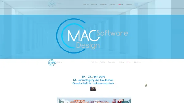 Website Screenshot: MAC Software Design GmbH - MS Design | MacDoc 8 - Patienteninformationssystem - Date: 2023-06-20 10:38:52