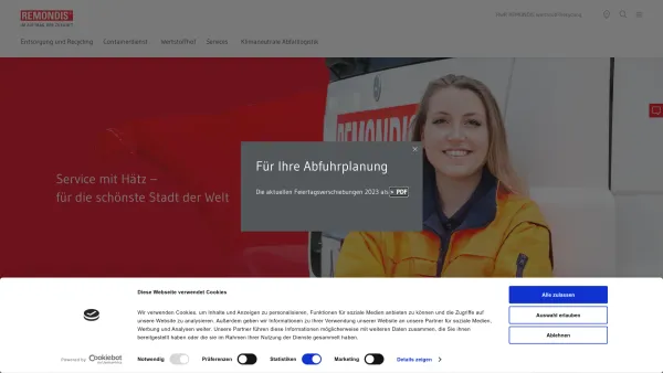 Website Screenshot: Müllenmeister & Schwerfel -  Metalle · Altpapier · Aktenvernichtung nach BDSG - Willkommen // RWR REMONDIS Wertstoff-Recycling - Date: 2023-06-20 10:38:53