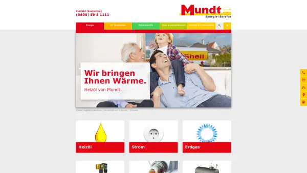 Website Screenshot: Mundt & Thoms GmbH -  Shell-Direct-Partner ·  Power, Kompetenz und Full Service! - Mundt GmbH | Ihr Energieversorger für Magdeburg - Date: 2023-06-20 10:38:58