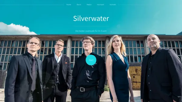 Website Screenshot: Musikagentur Dresden - Silverwater - Partyband - Dresden - Date: 2023-06-20 10:38:59