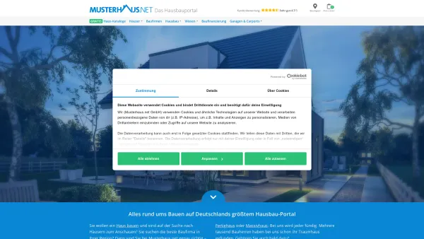 Website Screenshot: Musterhaus.net IPB GmbH - Musterhaus finden leicht gemacht | Musterhaus.net - Date: 2023-06-20 10:38:59