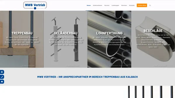 Website Screenshot: MWB Vertrieb GmbH - Home | MWB Vertrieb GmbH - Date: 2023-06-20 10:38:59