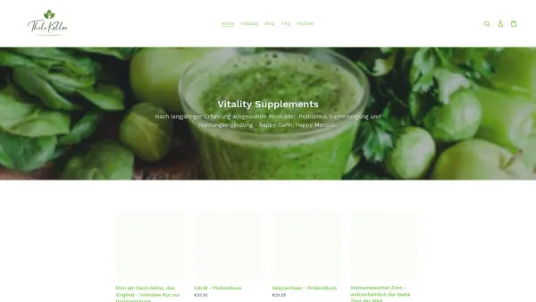 Website Screenshot: My Probiotic Shop - Thilo Keller Vitality Supplements – Ernährungsprofi Thilo Keller - Date: 2023-06-20 10:42:14
