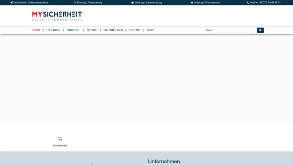 Website Screenshot: My-Sicherheit® GmbH Security Technology - Start - MySicherheit Technology - Date: 2023-06-20 10:42:14