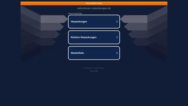 Website Screenshot: Nabenhauer Verpackungen GmbH - nabenhauer-verpackungen.de - Date: 2023-06-20 10:38:59