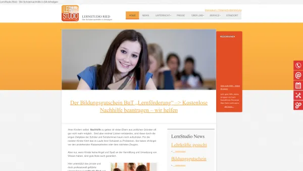 Website Screenshot: Lernstudio Ried - LernStudio Ried - Die Schülernachhilfe in DA-Arheilgen - Date: 2023-06-20 10:38:59