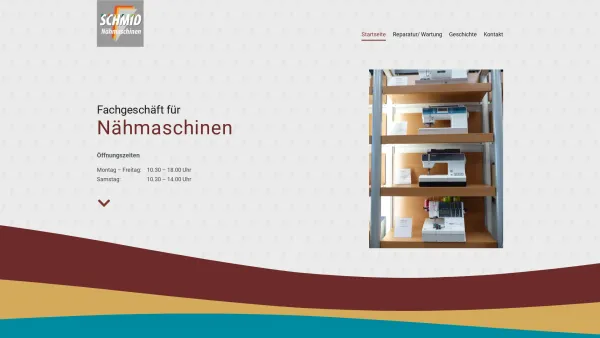 Website Screenshot: Nähmaschinen Schmid Das Haus der großen Marken · Parkplätze im Hof - Nähmaschinen Schmid - Fachgeschäft Nähmaschinen Bedarf - Date: 2023-06-20 10:38:59