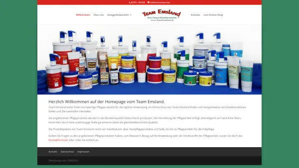 Website Screenshot: Team Emsland - Team Emsland › Ihre Gesundheitsprodukte - Date: 2023-06-20 10:42:17