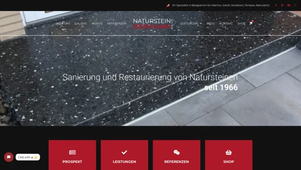 Website Screenshot: Naturstein Biermann -  Ihr Profi  für Schleif-, Kristallisier- und Imprägnierungsarbeiten am Naturstein - Home - Naturstein Biermann - Date: 2023-06-20 10:38:59