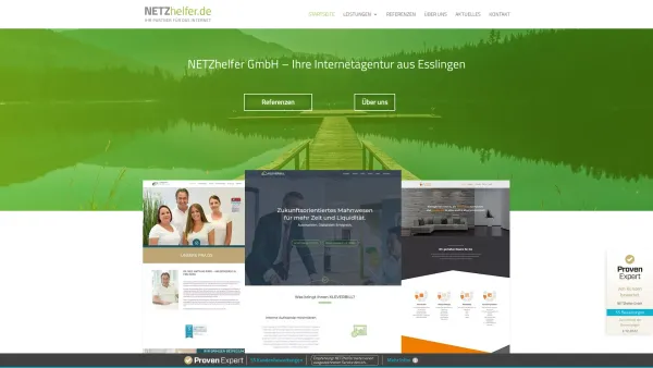 Website Screenshot: NETZhelfer GmbH - Internetagentur Esslingen | NETZhelfer GmbH | ohne Vertrag - Date: 2023-06-20 10:39:05
