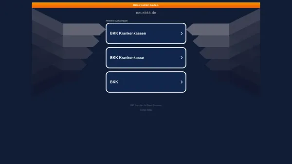 Website Screenshot: neue bkk - neuebkk.de - Date: 2023-06-20 10:39:05