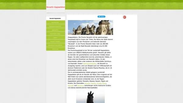 Website Screenshot: nevsehir-kappadokien.de - Nevsehir-Kappadokien Sehenswürdigkeiten-Infos-Stadt-Türkei - Date: 2023-06-20 10:42:17
