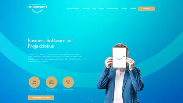 Website Screenshot: NewVision Consulting GmbH - Newvision - Business Software Lösungen - Date: 2023-06-20 10:42:17