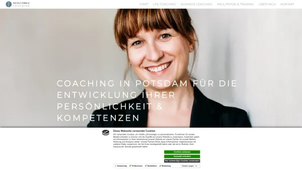 Website Screenshot: Nicole Forrai - Coaching & Prozessbegleitung in Potsdam | Nicole Forrai - Date: 2023-06-20 10:42:17