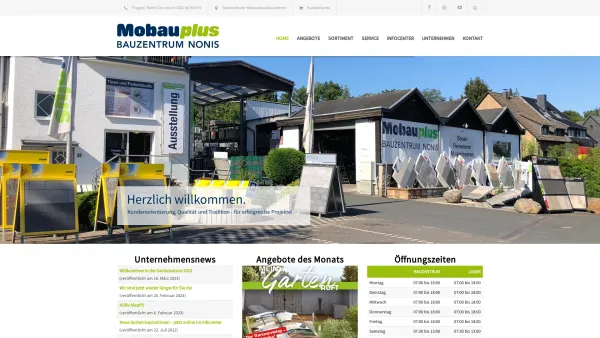 Website Screenshot: Peter Nonis GmbH -  Kaufen wo die Profis kaufen. - Mobauplus Nonis – Baumarkt & Baustoffe in Köln-Merheim - Date: 2023-06-20 10:39:06