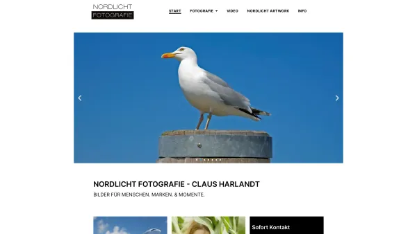Website Screenshot: Nordlicht Fotografie - Nordlicht – Fotografie und Mediendesign - Date: 2023-06-20 10:39:06