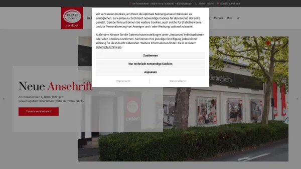 Website Screenshot: novakock -  Küchen - Fachmarkt - Ihr Küchenstudio aus Ratingen - KüchenTreff novakock - Date: 2023-06-20 10:39:11