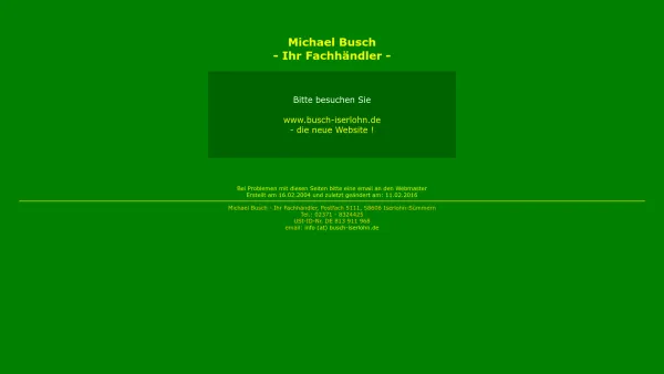 Website Screenshot: Michael Busch - Ihr Fachhändler -  Entdecken Sie die vielen Details der Modelle für die Lilliput Lane & Border Fine Arts berühmt s - Michael Busch - Ihr Fachhändler: alte Internetseite - Date: 2023-06-20 10:39:11