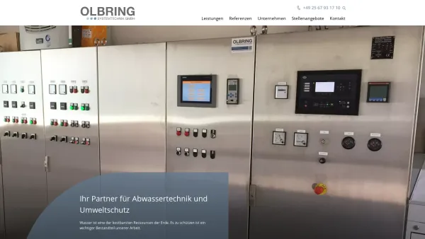 Website Screenshot: Olbring & Partner GmbH Heizung · Sanitär · Wasseraufbereitung · Anlagenbau · Abwassertechnik - Olbring Systemtechnik GmbH | Ahaus-Alstätte - Date: 2023-06-20 10:39:11