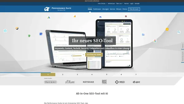 Website Screenshot: OM Optimiser GmbH - Enterprise SEO-Tool ↗️ Wettbewerbsvorteile durch KI - Date: 2023-06-20 10:42:17