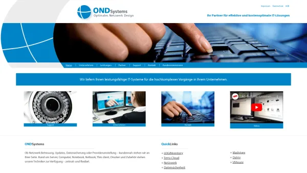 Website Screenshot: Andreas Staude OND Systems Optimal Network Design - Home | OND-Systems – Ihr Systemhaus Bielefeld – OWL, sowie Gütersloh, Herford, Paderborn - Date: 2023-06-20 10:39:11