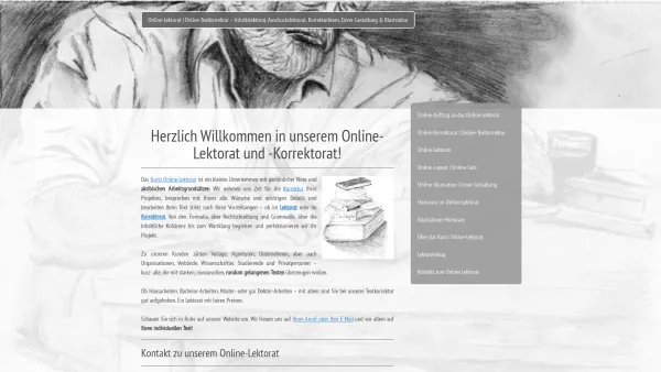Website Screenshot: Kurtz Lektorat Düsseldorf - Kurtz Online-Lektorat, Online-Textkorrektur - Online-Lektorat | Online-Textkorrektur - Date: 2023-06-20 10:42:17